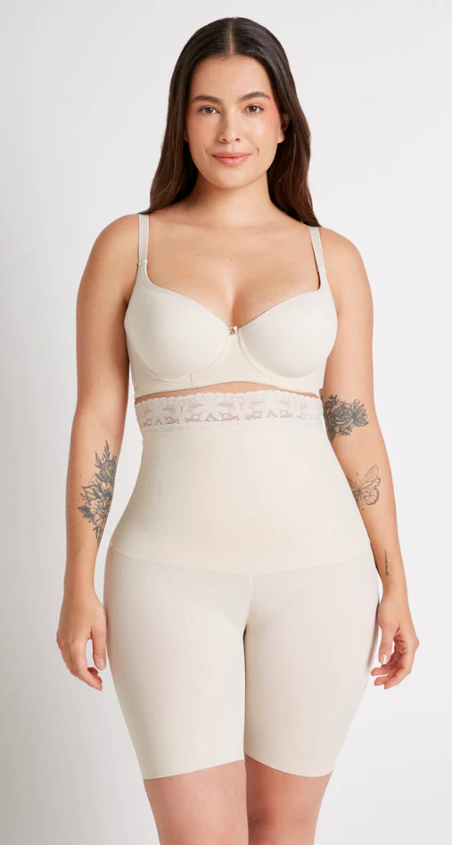 Short Tiro Alto Control de Abdomen Moldeador🔥